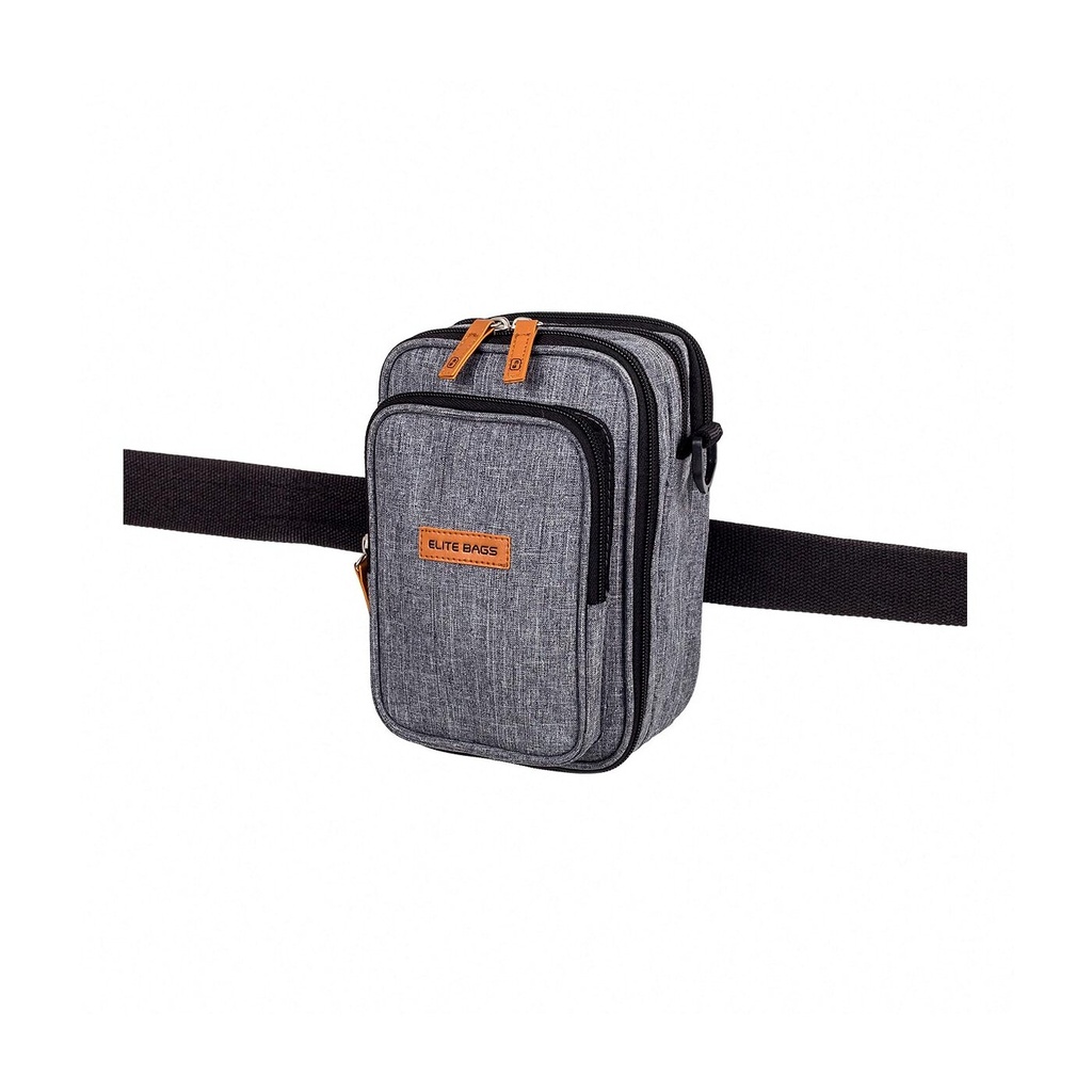 Elite Bags Fit Evo Diabetiker Reise-Tasche gross - grau
