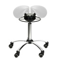 Praxis Sattelhocker geteilt Swing - schwarz Praxis Sattelhocker geteilt Swing - schwarz