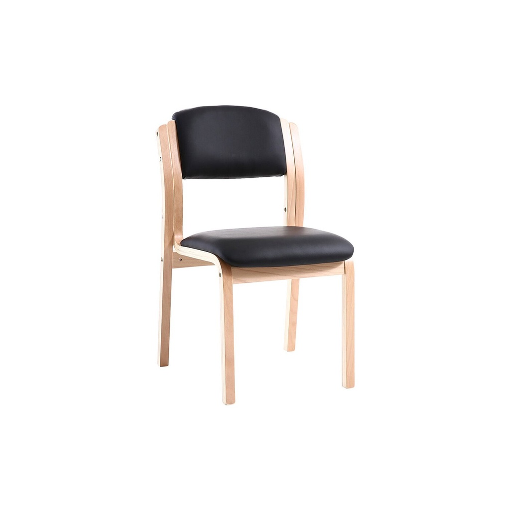 Wartezimmer-Stuhl - schwarz Wartezimmer-Stuhl - schwarz