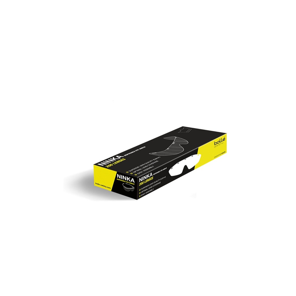 Bollé Schutzbrille Klare PET Linsen - Box mit 200 Linsen Bollé Schutzbrille Klare PET Linsen - Box mit 200 Linsen