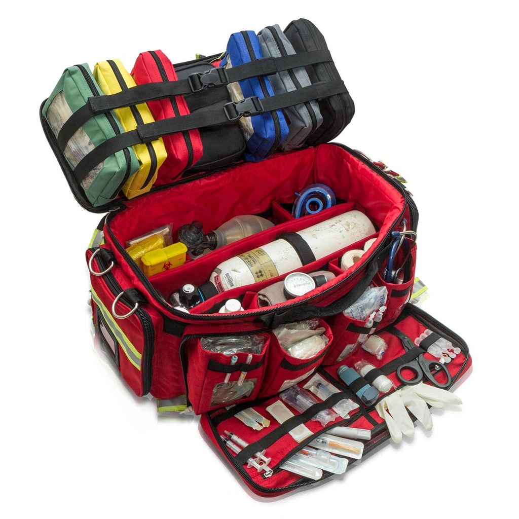 Elite Bags Critical O2 First Responder Notfalltasche - rot - Polyester