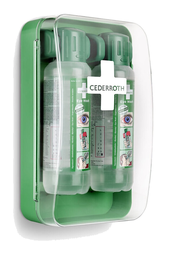 Cederroth Wandhalterung mit 2x500ml Augendusche