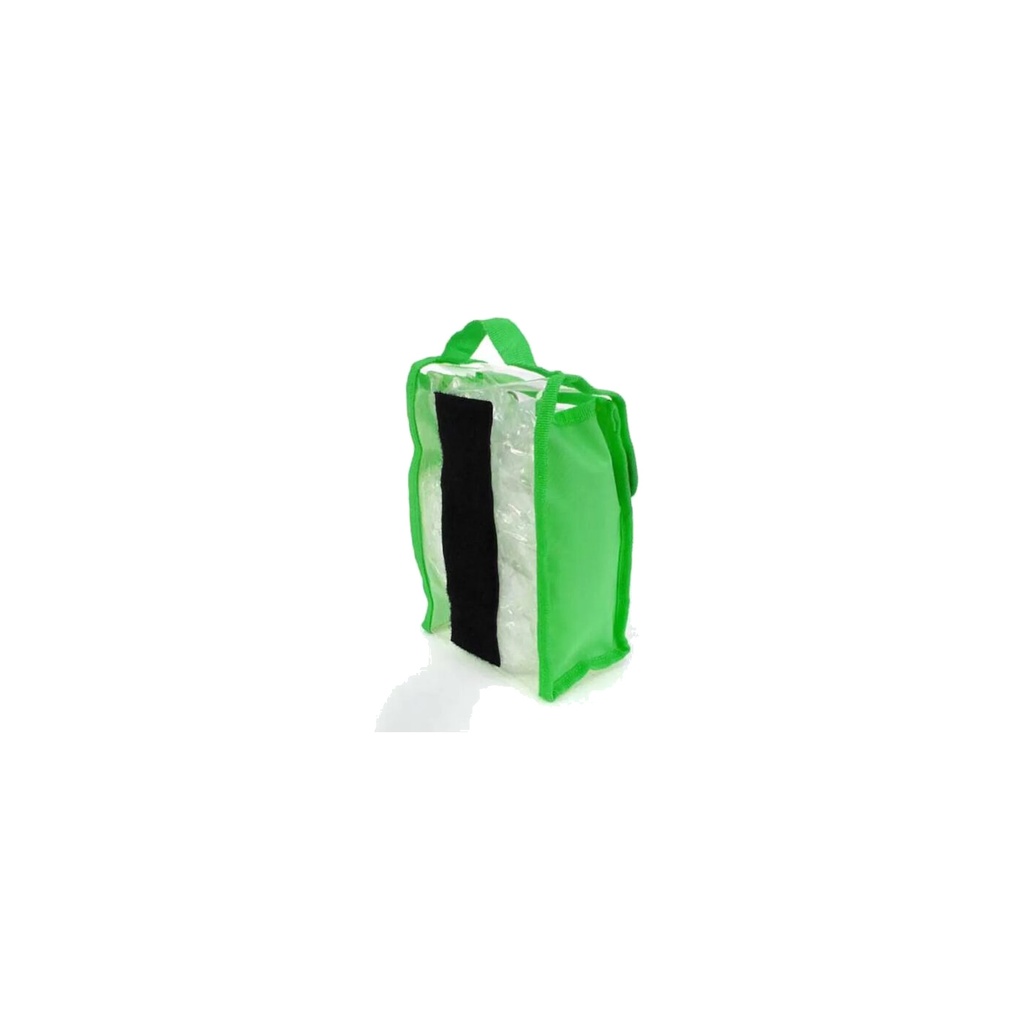 Dimatex transparente Tasche Cristal S - grün