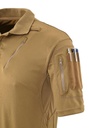 DEFCON5 Advanced Tactical Polo kurzarm mit Taschen aus Polyester Mesh - coyote - M