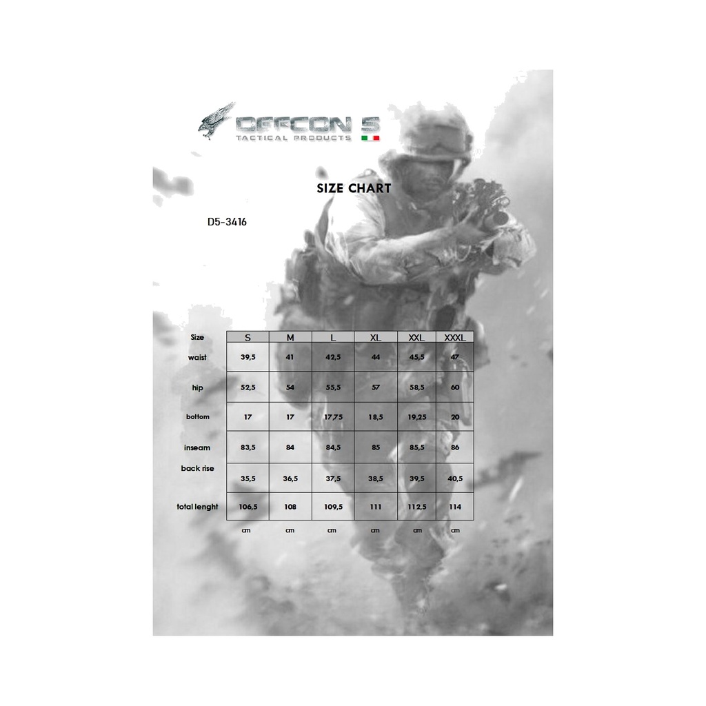 DEFCON5 Panther Taktische Hose Rip-Stop - navyblau - M