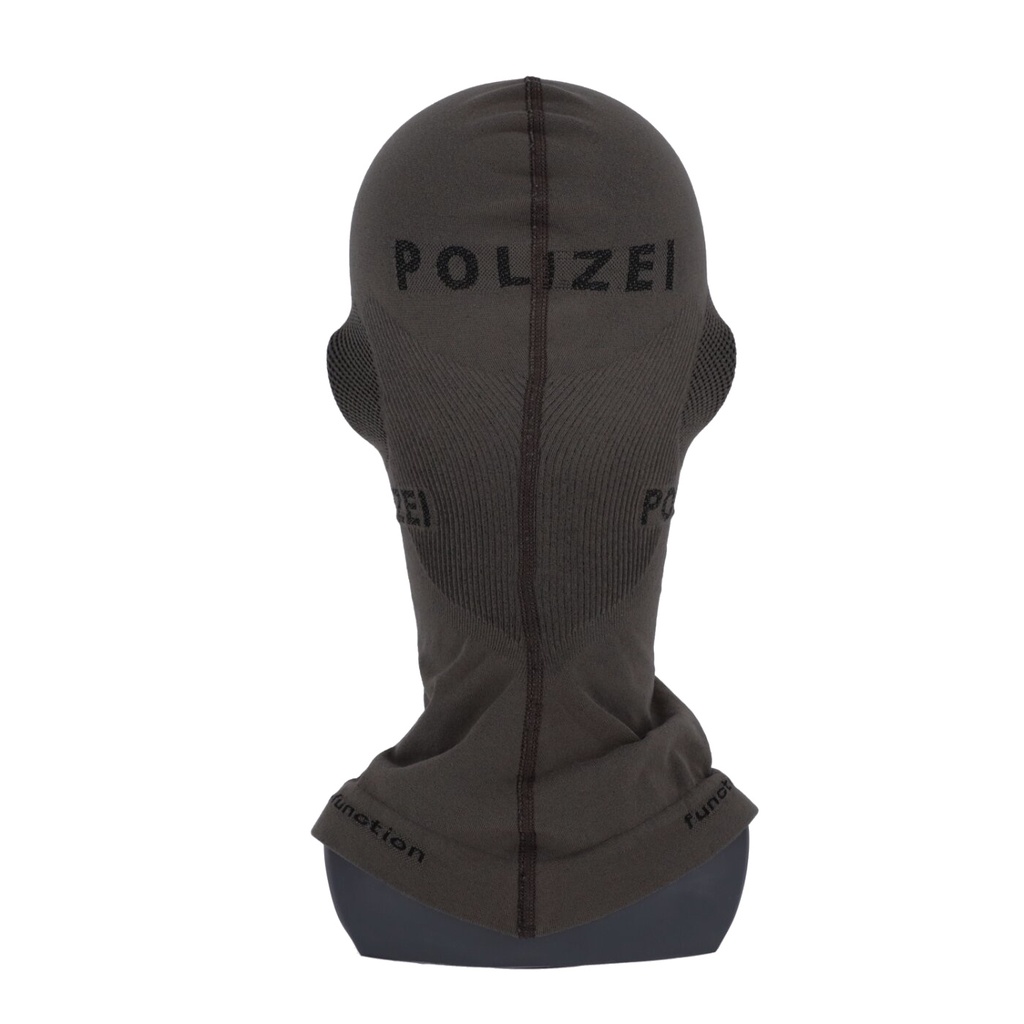 Atmungsaktive Sturmhaube Polizei, steingrauoliv Atmungsaktive Sturmhaube Polizei, steingrauoliv