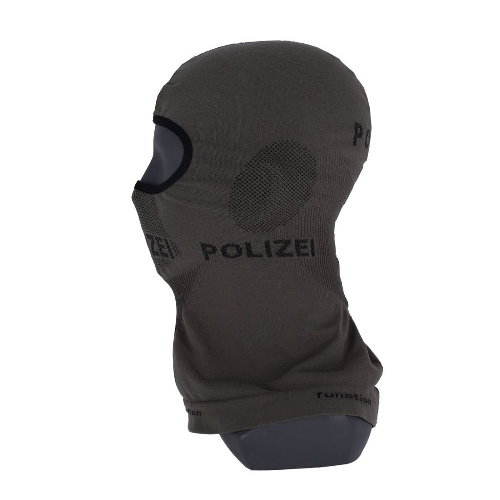Atmungsaktive Sturmhaube Polizei, steingrauoliv Atmungsaktive Sturmhaube Polizei, steingrauoliv