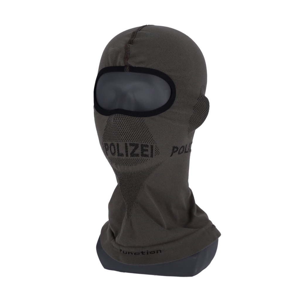 Atmungsaktive Sturmhaube Polizei, steingrauoliv Atmungsaktive Sturmhaube Polizei, steingrauoliv