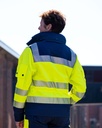 Parka Einsatzjacke Marineblau-Neongelb, EN20471, Klasse 2 - XXL Parka Einsatzjacke Marineblau-Neongelb, EN20471, Klasse 2 - XXL
