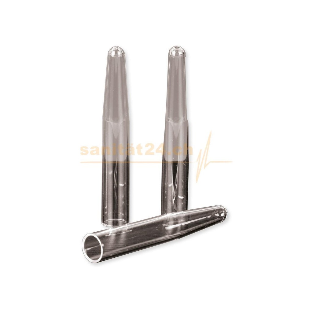 Zentrifugengläser - Zylindrisch, runder Boden, glatter Rand 17 x 98 mm (Ø x L), Volumen: 10 - 15 ml Zentrifugengläser - Zylindrisch, runder Boden, glatter Rand 17 x 98 mm (Ø x L), Volumen: 10 - 15 ml