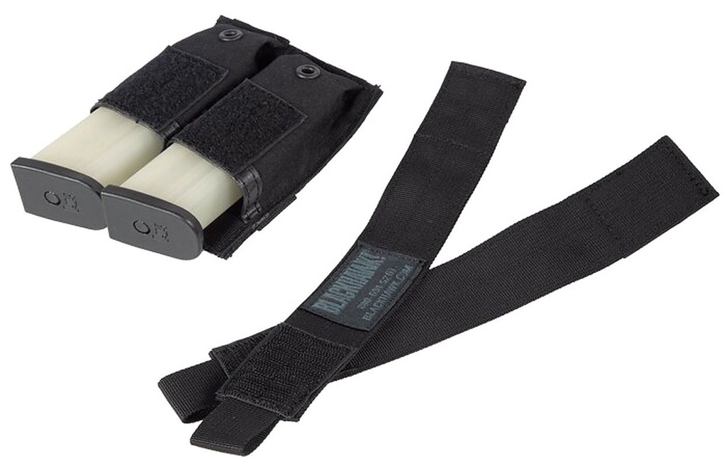 Blackhawk CQC Magazinetui Doppelreihig Pouch Cordura 9mm, schwarz