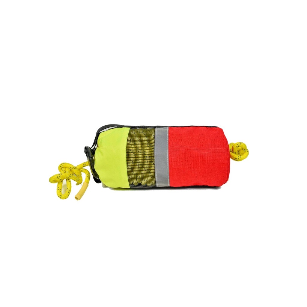 Lifeguard Pro Wurfsack mit 20m Leine, neon-gelb
