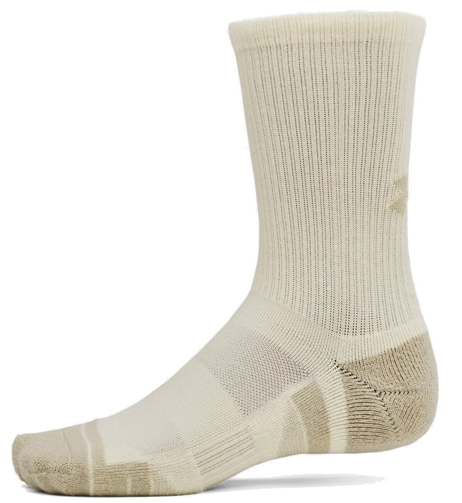 Under Armour Performance Tech-Crew 3er Pack Socken - braun - M