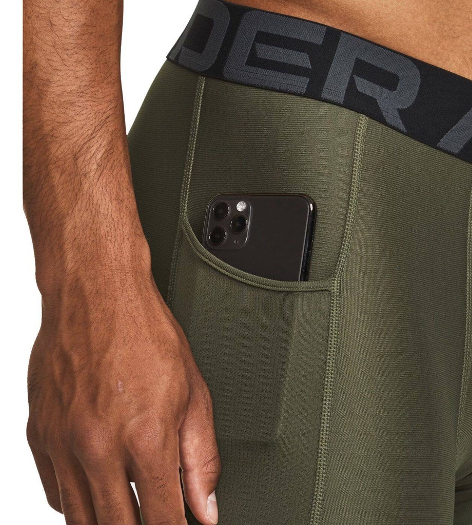 Under Armour HeatGear Armour Leggings für Herren - oliv - XL
