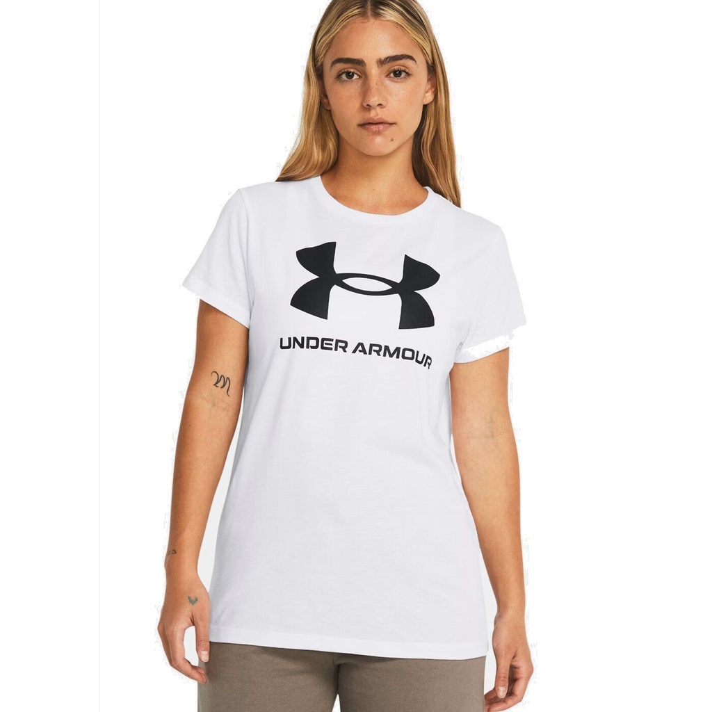 Under Armour Sportstyle Logo Shirt - weiss - L