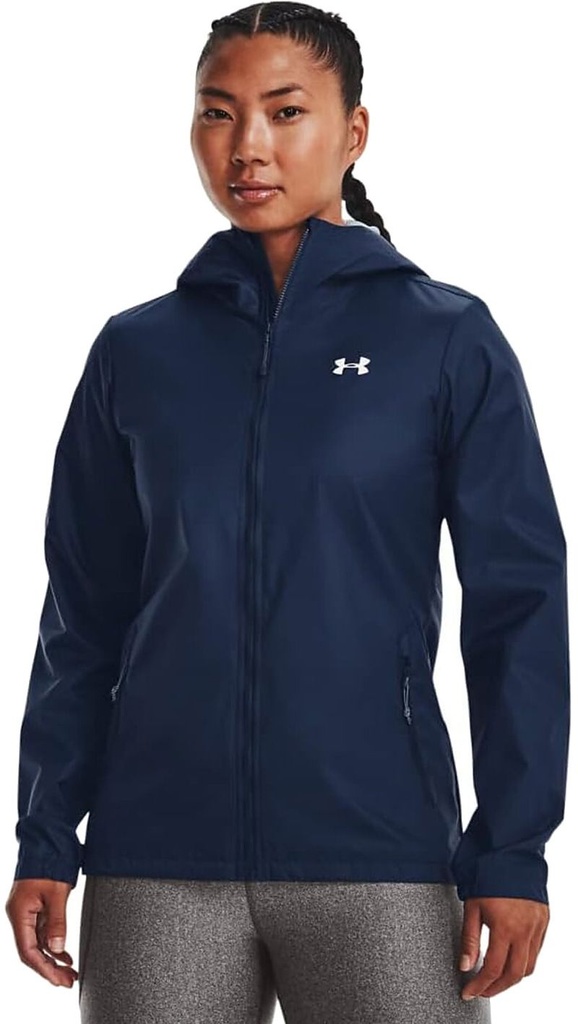 Under Armour UA Storm Forefront Rain Jacket Frauen - navyblau - XS