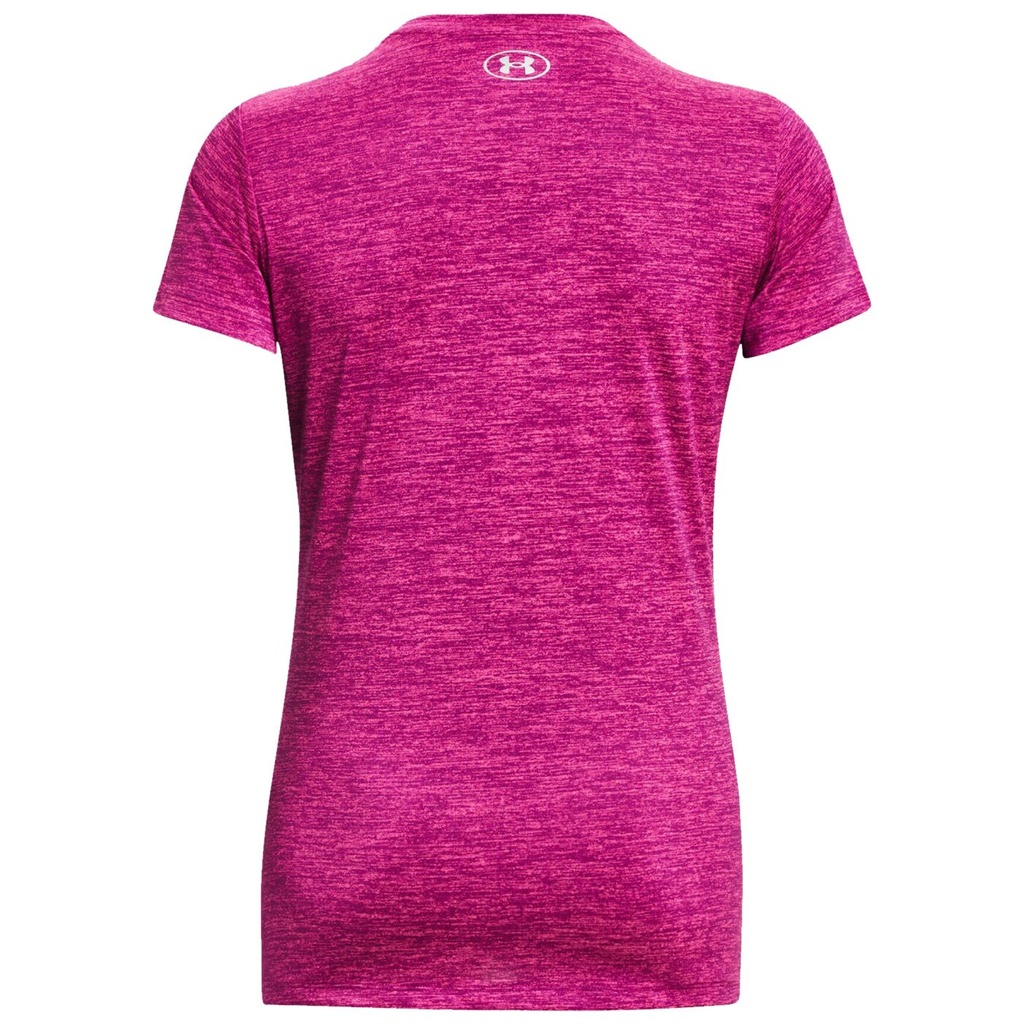 Under Armour Damen Tech Twist V-Neck T-Shirt - violett - L