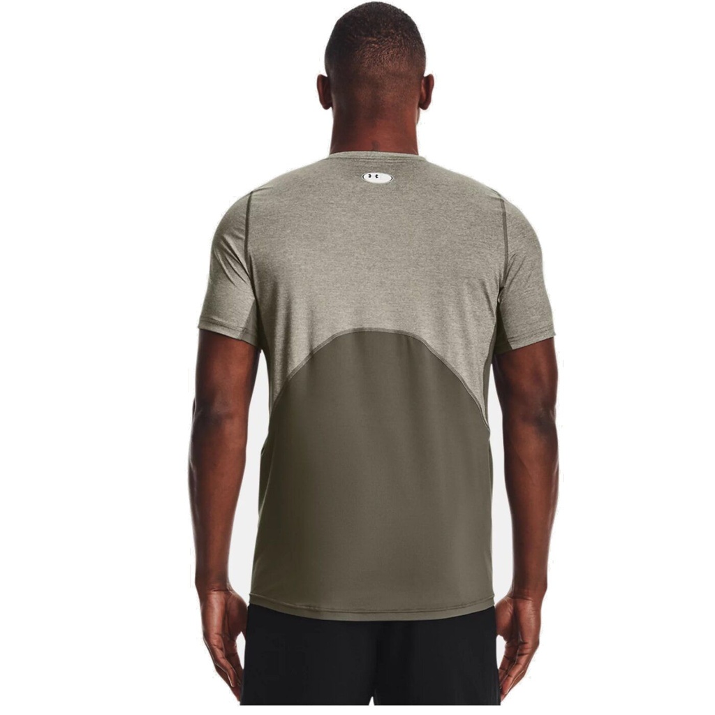Under Armour Heatgear T-Shirt - oliv - XXL