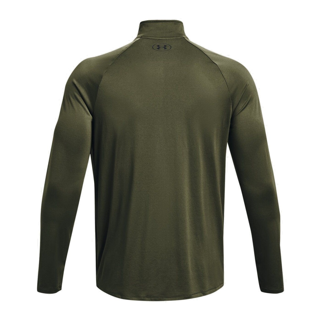 Under Armour Tactical Tech Shirt  mit Reissverschluss, langarm, steingrauoliv - S