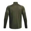 Under Armour Tactical Tech Shirt  mit Reissverschluss, langarm, steingrauoliv - S