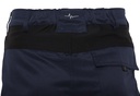 Rescuewear Unisex Hose Karlsruhe Marineblau mit Stretch Schwarz 58