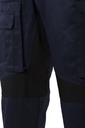 Rescuewear Unisex Hose Karlsruhe Marineblau mit Stretch Schwarz 58