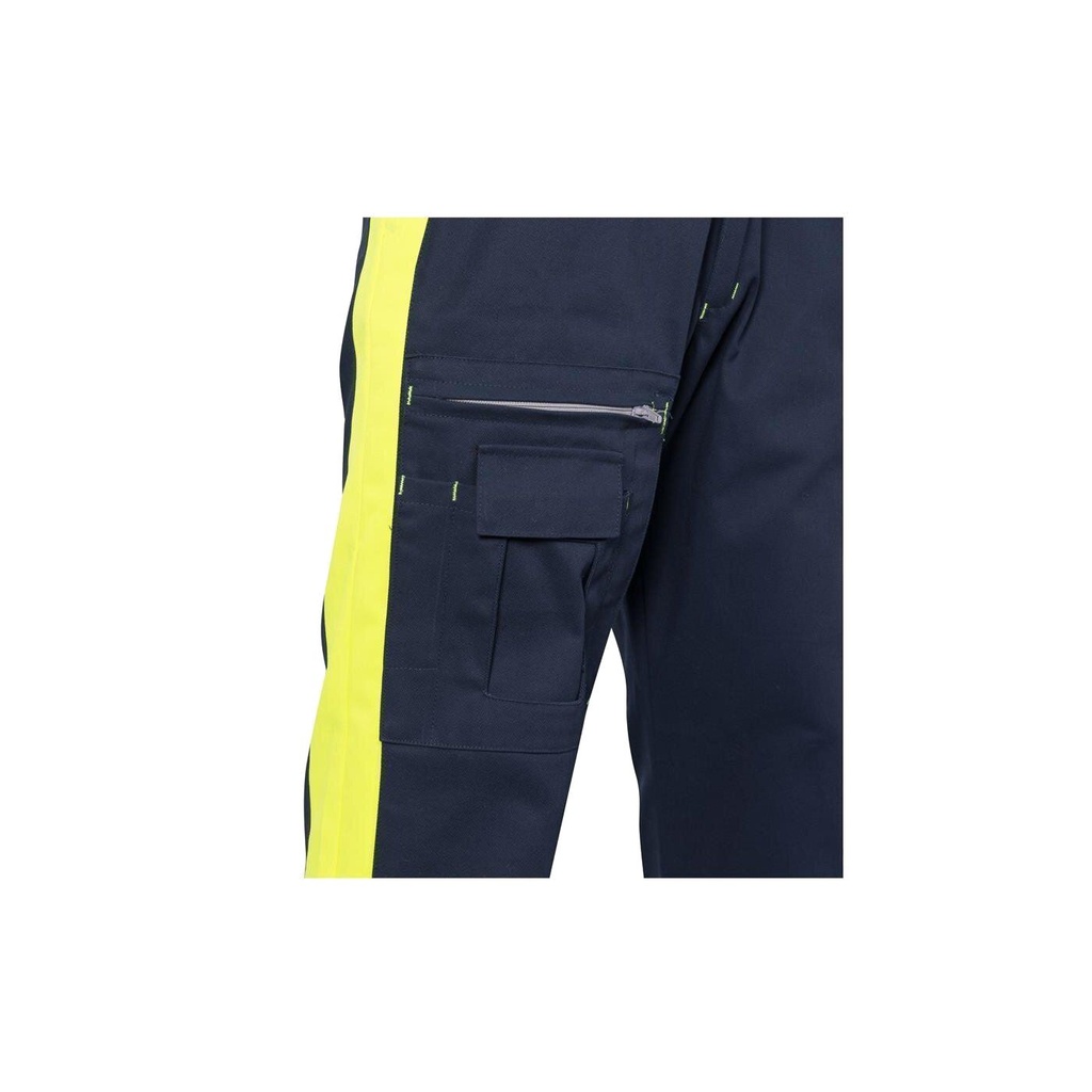 Rescuewear Einsatzhose navyblau/neongelb 54
