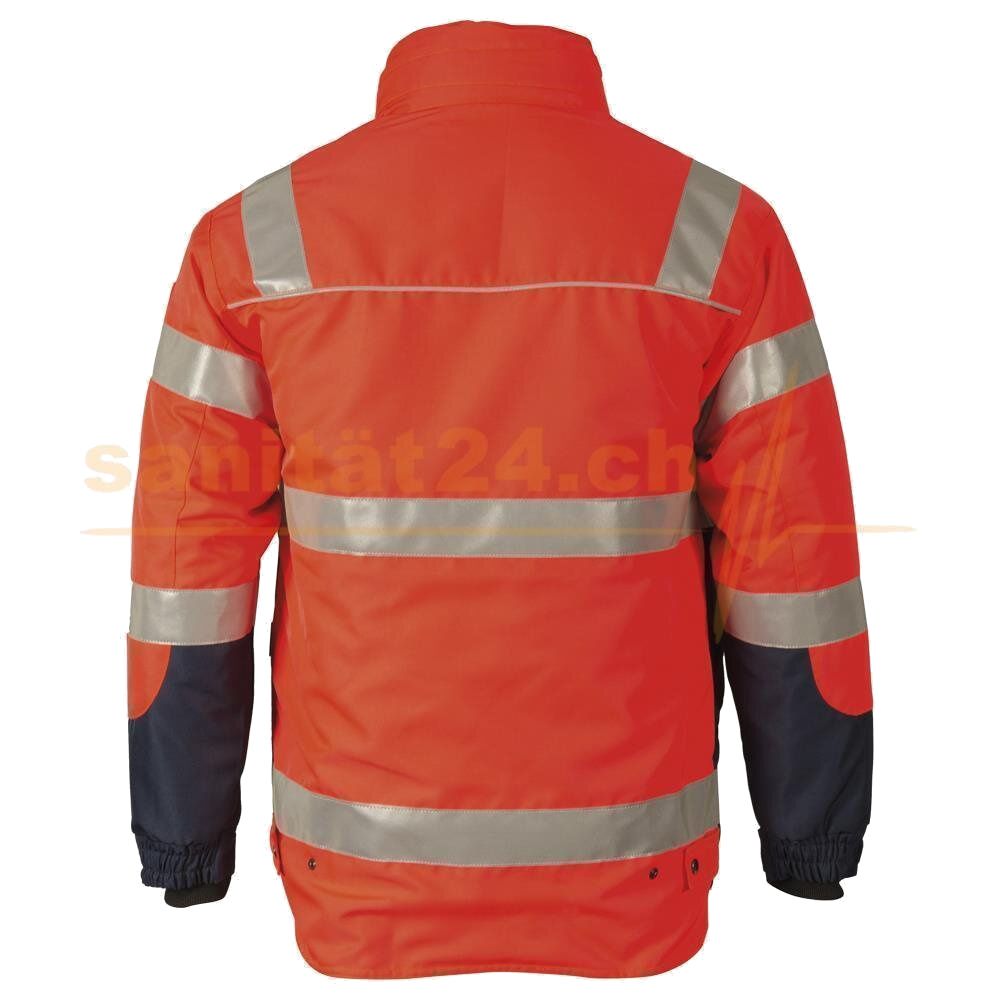 Midi Parka Fluor Rot / Marine M
