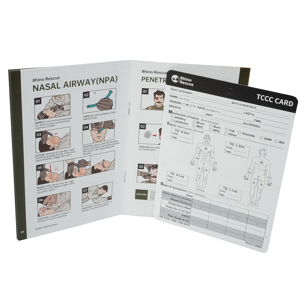 Rhino Rescue CLC IFAK Lvl 1 Mini Erste Hilfe Set, gefüllt, coyote