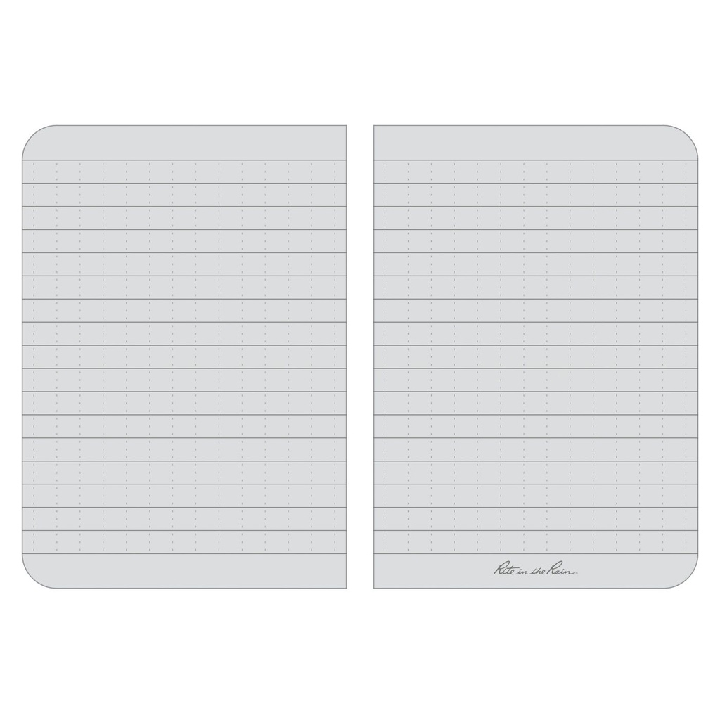 Rite in the Rain Notizbuch Field Flex Side-Gebunden Memo 7,95x12,7cm - schwarz
