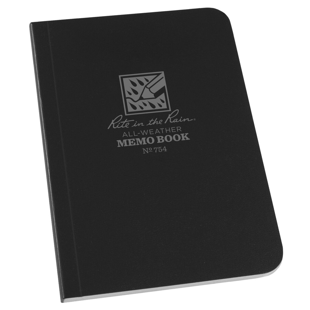 Rite in the Rain Notizbuch Field Flex Side-Gebunden Memo 7,95x12,7cm - schwarz