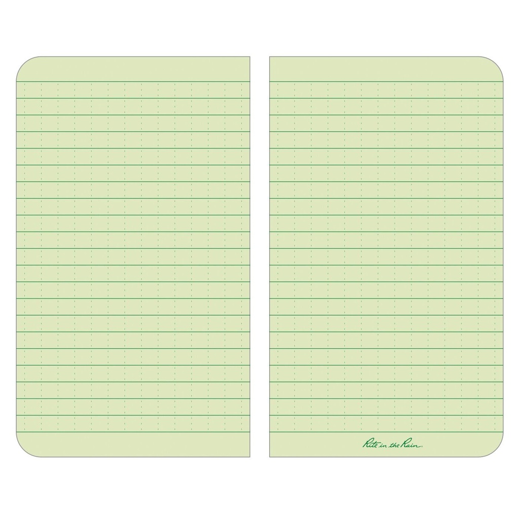 Rite in the Rain Notizbuch Field Flex Side-Gebunden Memo 7,95x15,25cm - tan