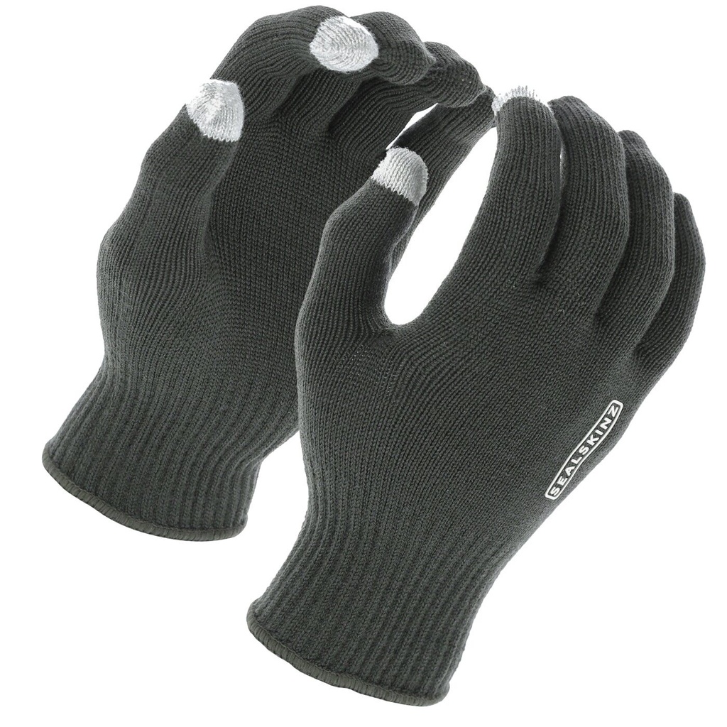 SealSkinz Hanworth - Woll-Handschuhe aus Merino mit I-Touch - schwarz