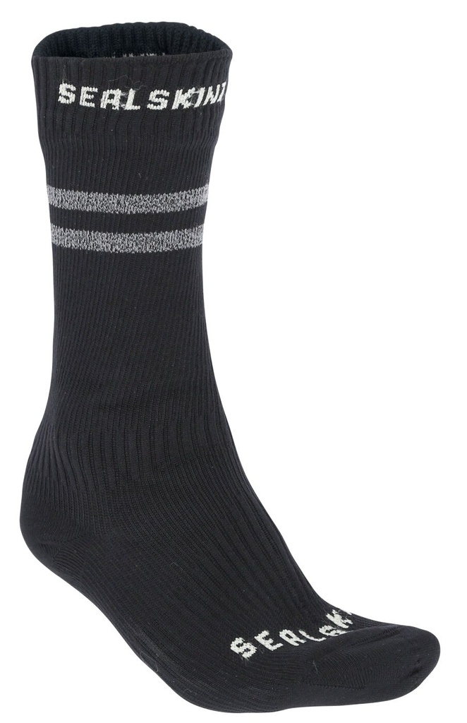 SealSkinz Runton - wasserdichte, mittellange Socke für kaltes Wetter mit Hydrostop - oliv - S