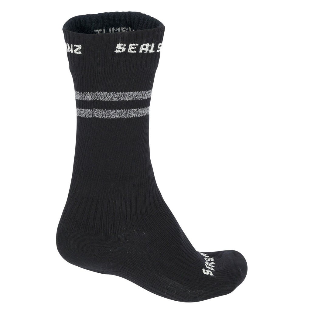 SealSkinz Runton - wasserdichte, mittellange Socke für kaltes Wetter mit Hydrostop - schwarz - L