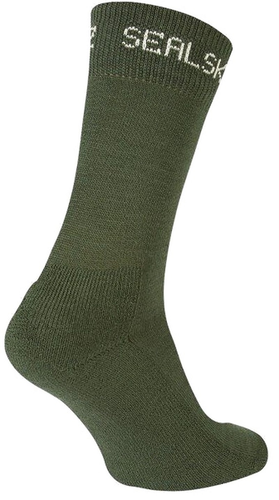 SealSkinz Suffield - tolle Merino- Socken für kalte Tage - oliv - S