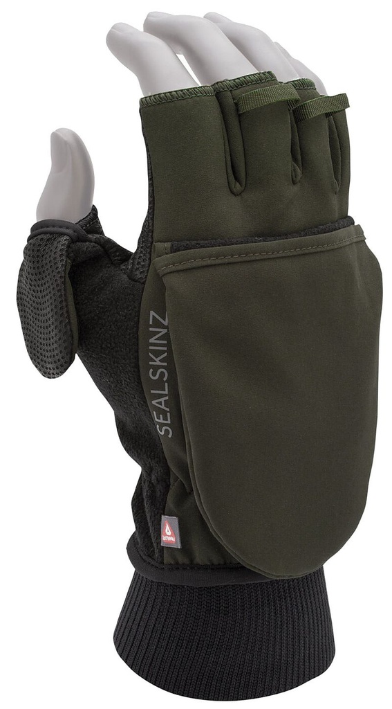 Sealskinz Windfeste Kaltwetter Convertible Fäustlinge - S