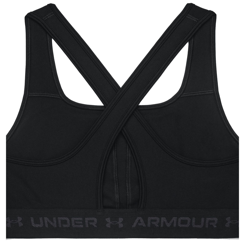 Under Armour Sport-BH Crossback Mid - schwarz - M