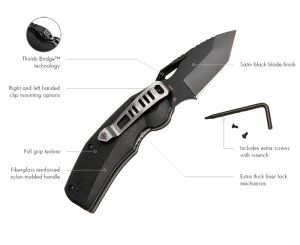 First Tactical Visper Einhandmesser Tanto First Tactical Visper Einhandmesser Tanto