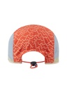 Poringland Waterproof Foldable Peak Hiking Cap_Orange Pattern_Back.jpg