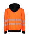 Korntex EOS Hi-Vis Hoodie EN 20471, schwarz/neonorange, XL