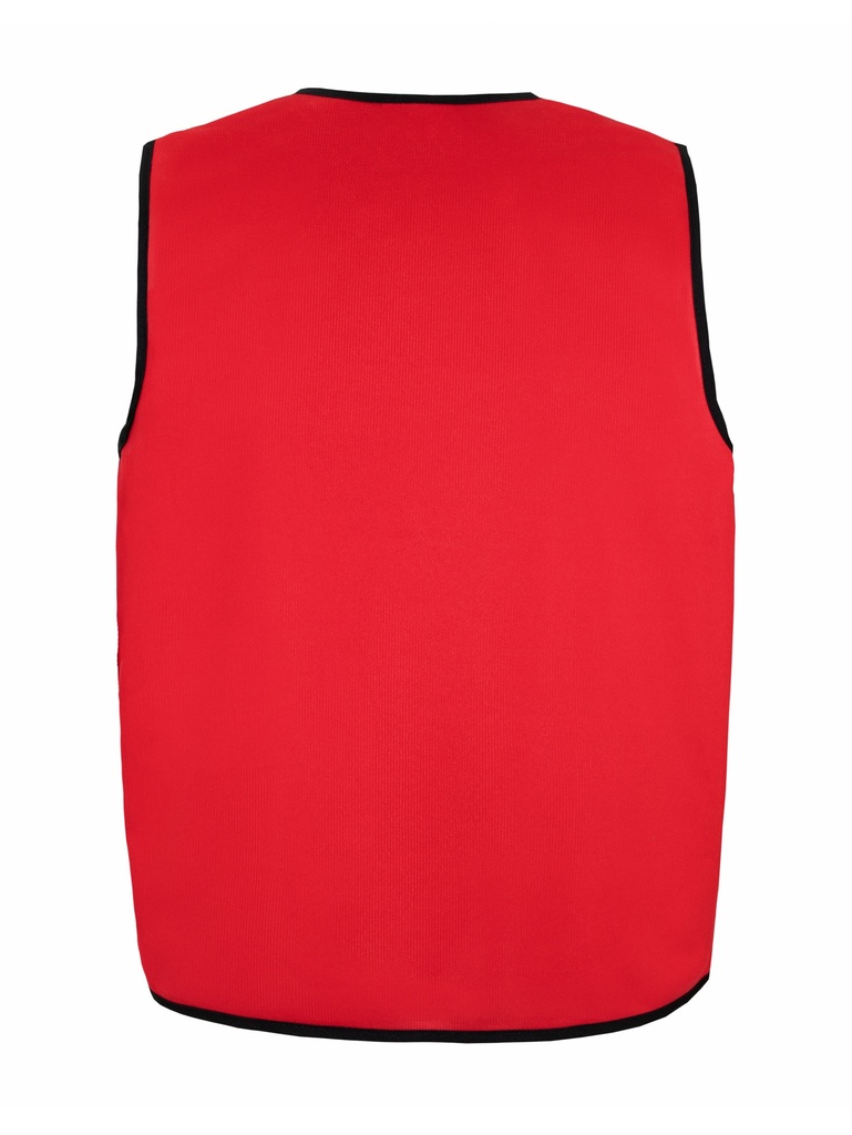Korntex asymmetrische Kennzeichnungsweste, rot, XS