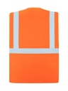 Korntex Multifunktionswarnweste CF gefütterte EN 20471, neonorange, 5XL