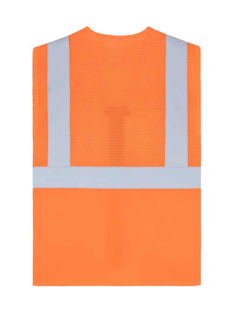 Korntex Hybrid Mesh Multifunktionsweste EN 20471, neonorange, XXL