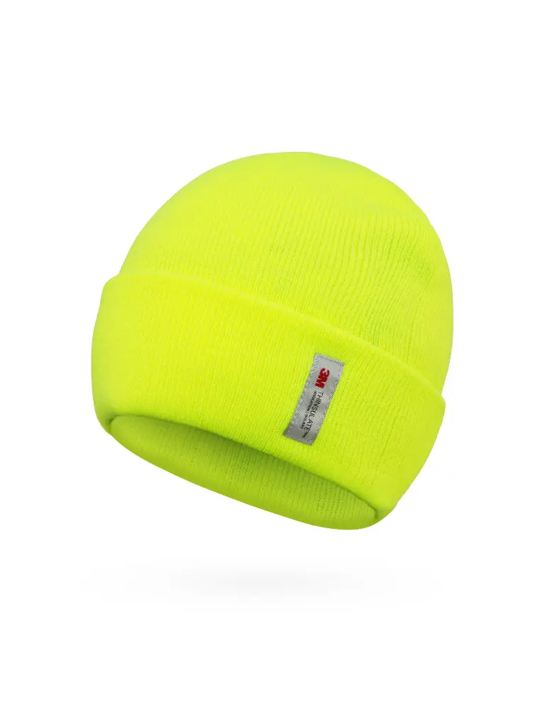 Korntex Hi-Vis Elite 3M Thinsulate Beanie - neongelb