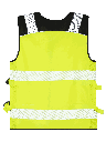Korntex Hi-Vis Mesh Motorrad Warnweste EN 20471, S Korntex Hi-Vis Mesh Motorrad Warnweste EN 20471, S