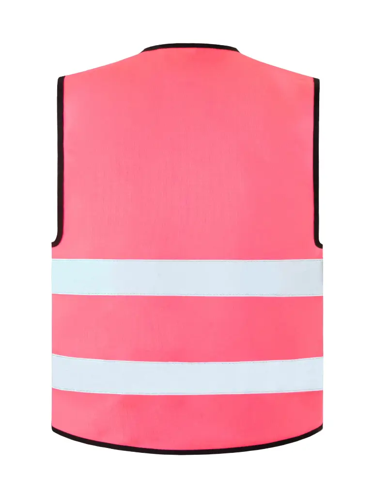 Korntex Funktionsweste mit schwarzem Saum, neonpink, S