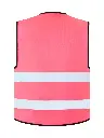 Korntex Funktionsweste mit schwarzem Saum, neonpink, S