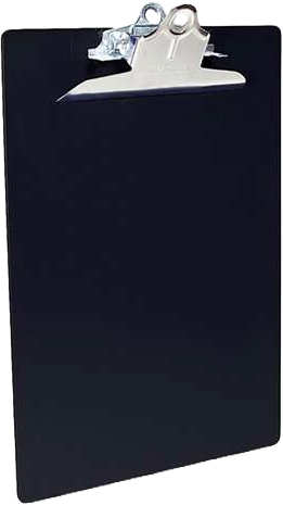 Schreibbrett Plastik für A4