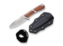 Civivi Mini Elementum Fixed Guibourtia braun